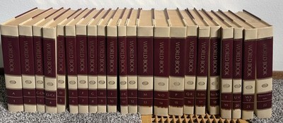 World Book Encyclopedia Complete 22 Volume Set 1986 Hardcover Vintage Homeschool