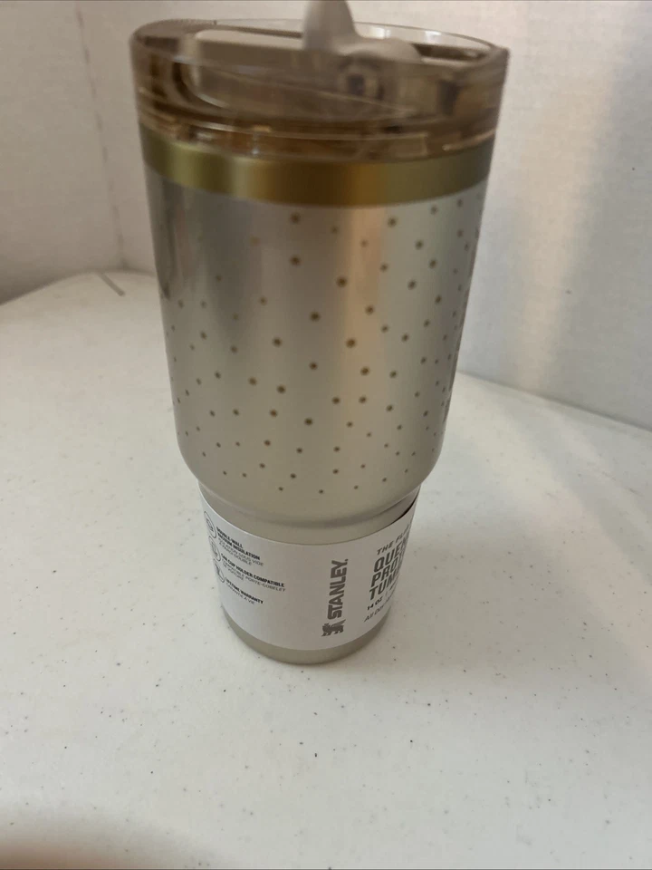 Nuevo vaso Stanley Protour 14 OZ Prosecco Shimmer Gold Holiday 2025 Foto 2 de 4