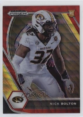 2021 Panini Prizm Draft Picks Ruby Wave Prizm Nick Bolton #148 Rookie RC 0k41