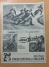 JAWA SPEEDWAY BIKE ITALIAN FOLD OUT BROCHURE PARTS TO BUILD A BIKE