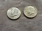 Lot Of 2 40% Silver Kennedy Half Dollars
