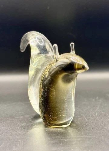 murano glass squirrel figurines vintage