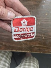 Vintage DODGE TRUCKS Embroidered Patch Older Patch Used