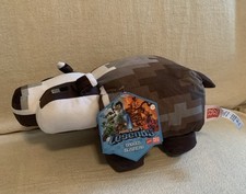Minecraft Legends Badger Blaireau 10 Plush 2022 Mattel Moj Ang Studios NWT