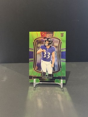 2025 Panini Select - Premier Level Tyler Loop #161 Green Prizm (RC) /49