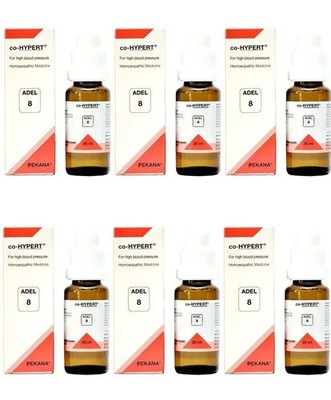 ADEL 8 Drops 20ml co-HYPERT Adel Pekana Germany OTC Homeopathic Drops 6 packs