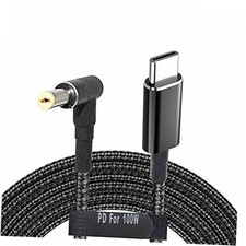 USB C to 5.5mm Adapter Cable Male Type C to Right Angle DC 5.5 x 2.5mm