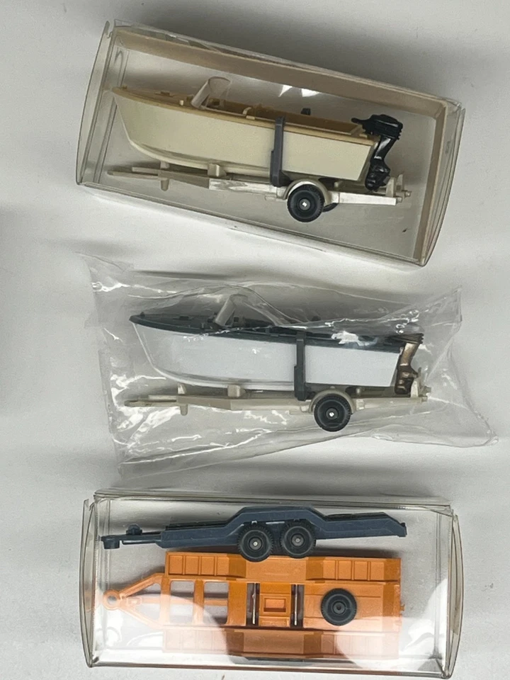 Modell Konvolut Wohn- und Bootswagen , Wiking gebraucht 1722 - Bild 3 von 3