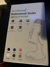 Zeal Sound Professional Studio Microphone Plug Play NEW IN BOX Black