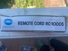 Genuine Minolta RC-1000S Shutter Release Remote Cord for Dynax Cameras 88 