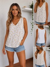 Damen Top mit Animal-Print & goldenen Details...