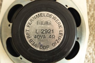 RFT Tiefton Lautsprecher L2921 40 VA