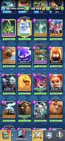 CR 66 LVL | 53 MAXED CARDS | 11K+ Trophies | 130K+ GOLD | 110 Emotes | CHEAP