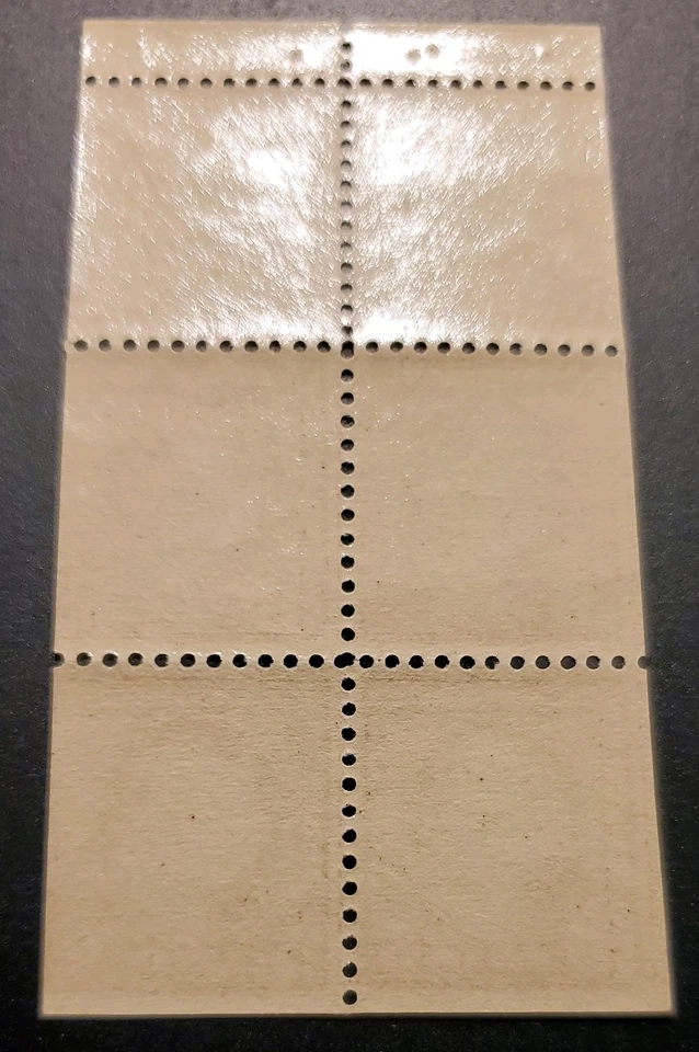 1916 SCOTT #499e booklet pane 2c MNH OG - Image 2 of 2