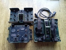 British Army Clansman DCCU Racal Battery Charger With Tray For PRC 349,350,351/2