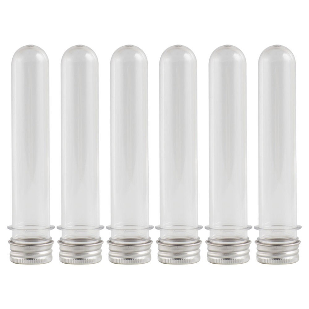 APL 6 Pezzi Tubo Porta Lacci Scarpe Viaggio Trasparente Cravatta Barattolo Plastica Organizzatore