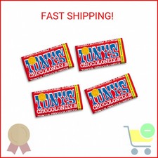 Tony s Chocolonely Belgian Milk Chocolate Candy Bar, Pure Chocolate Bars for Sna