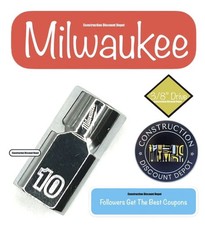 Milwaukee 45-34-9080 38 In Drive 10mm Metric 6-point Socket Shallow 10 Mm