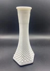 Vintage E. O. Brody Co White Milk Glass Hobnail Bud Vase USA 175 6" Cleveland OH