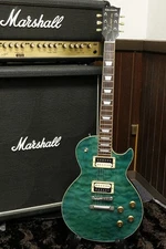 2003 made ESP Edwards E-LP-92SD Quilted Maple Duncan Pickup w/Case Made in Japan