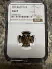 2026 $5 Gold American Eagle – 1/10 oz – NGC MS69 – Beautiful Graded Coin!