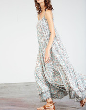 NWT Ulla Johnson Kerala Maxi Dress in Light Vintage Floral; 2