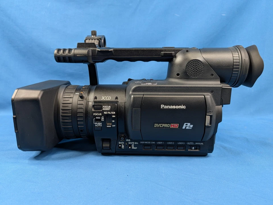 Panasonic AG-HVX205A P2  3CCD Video Camera Camcorder w/Battery -TESTED - Image 4 of 4