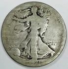 1921 D WALKING LIBERTY HALF DOLLAR! RARE DATE! SCARCE D MINT! INSANE! NR #G2039