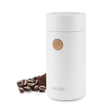 Aroma Housewares Mini Coffee Grinder and Electric Herb Grinder with 304 Stain...