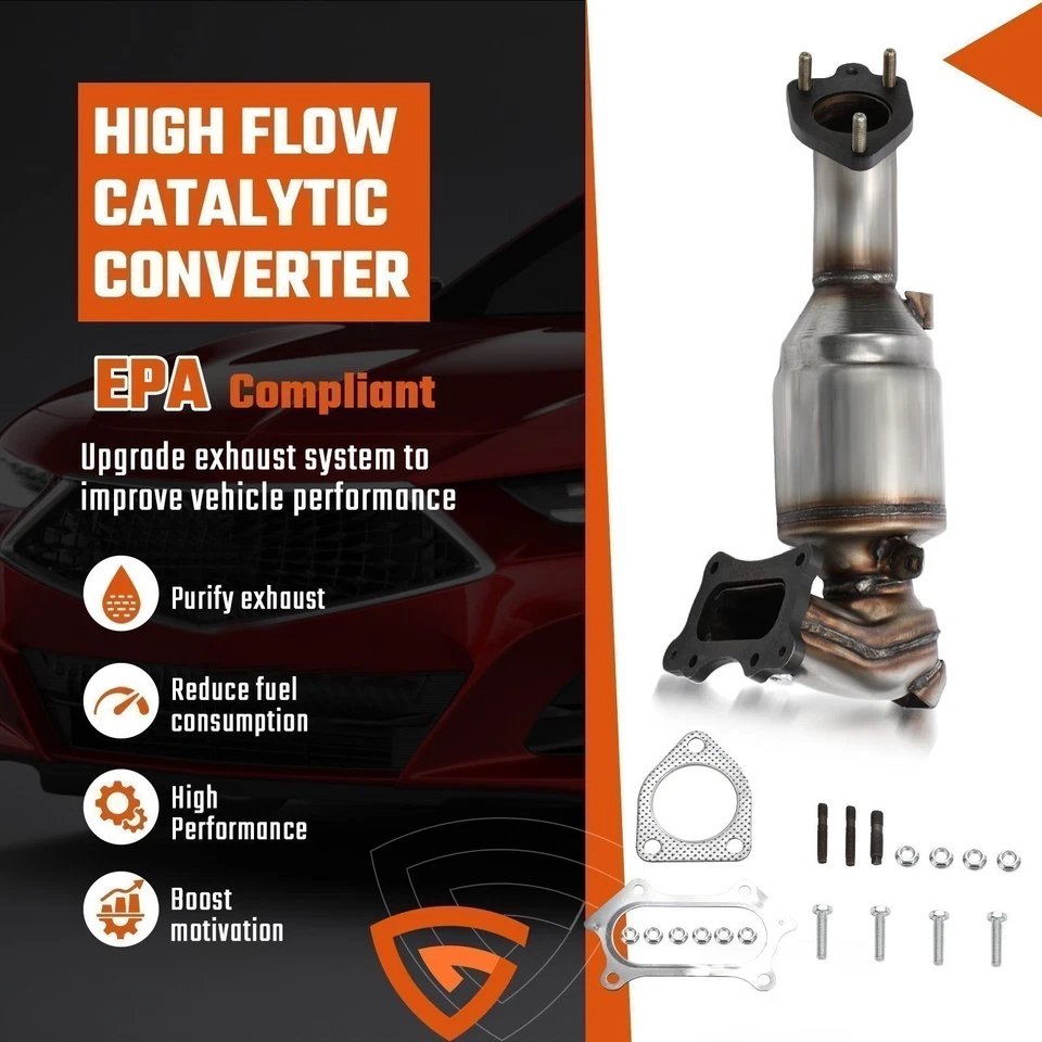 Convertidor catalítico de escape delantero EPA para Honda Accord Highflow 2013 2014-2017 Foto 2 de 4