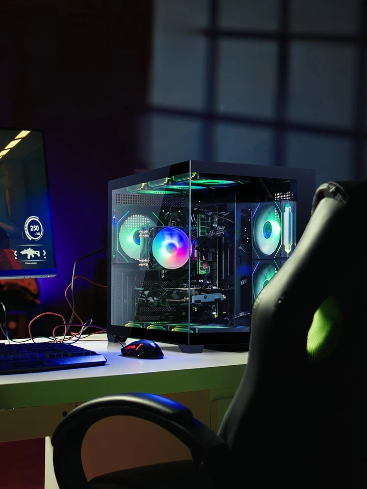 RGB Lighting Gaming PC RTX3060 Ti i7-11700F 32GB RAM 1TB SSD WiFi6