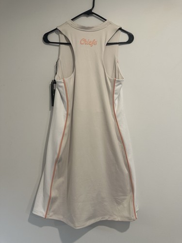 Kansas City Chiefs Fanatics Studio Boost sportliches Damenkleid mit halbem Reißverschluss - cremefarben M - Bild 4 von 11
