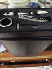 Vintage Profi Sommelier Set mit Weinflaschenhalter