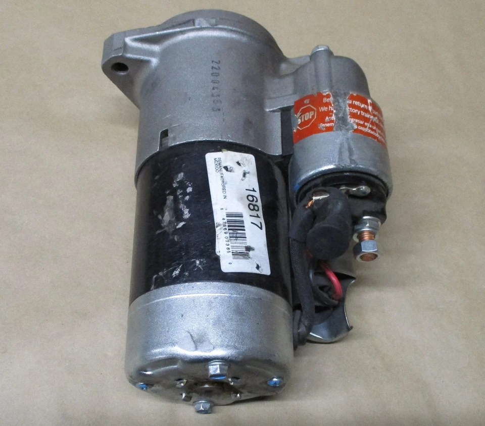 ARRANCADOR REMANUFACTURADO 16817 SE ADAPTA A VEHÍCULOS NISSAN *VER TABLA* D21, PATHFINDER Foto 3 de 4