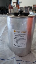 Titan Pro Trcfd455 Motor Dual Run Capacitor, Round, 440/370V Ac, 45/5 Mfd, 4