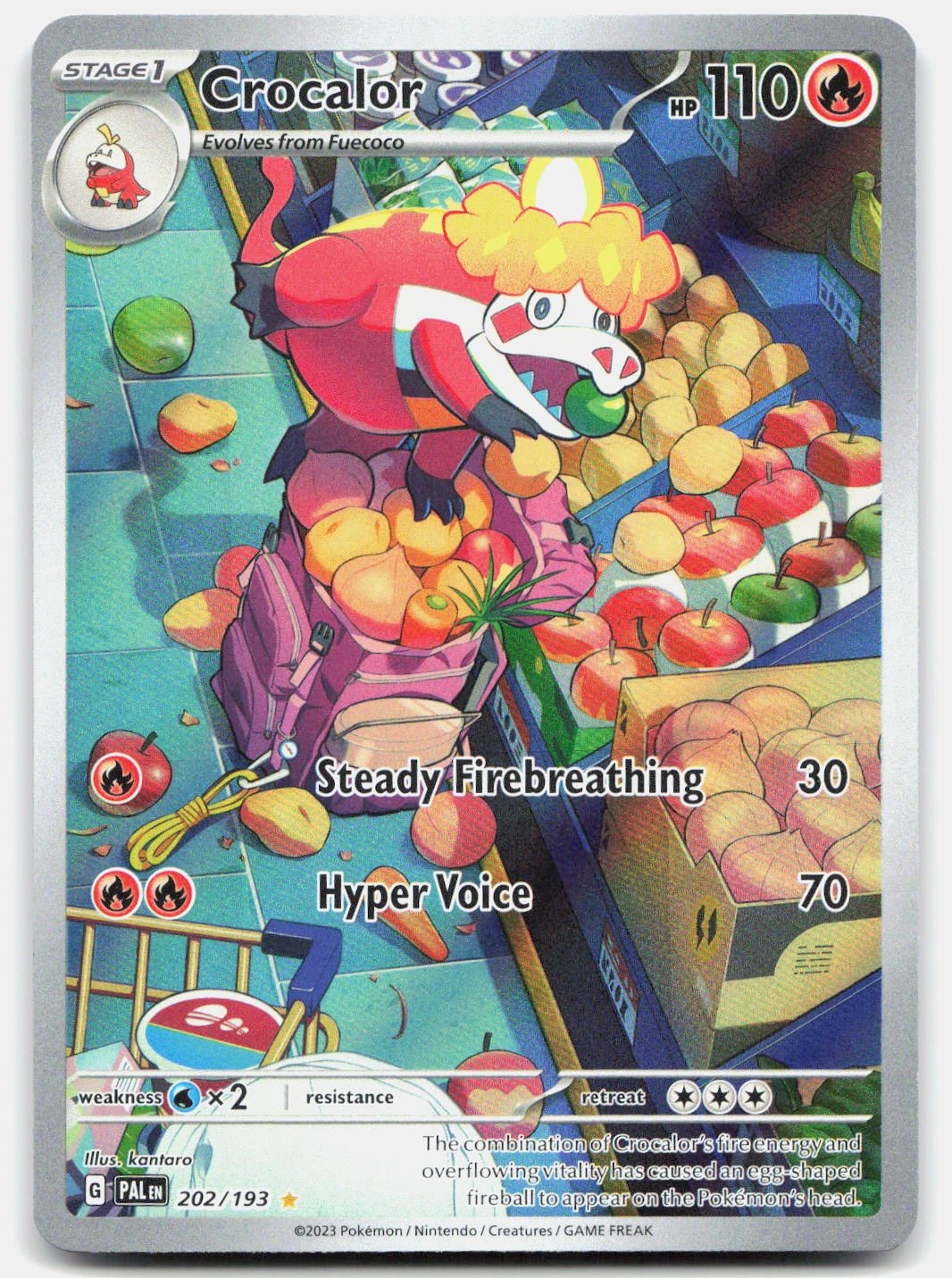 Crocalor Holofoil [PAL - 202/193]NM