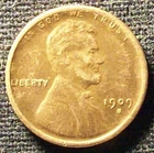 1909-S Lincoln Wheat Cent Penny FINE Complete Your Album!!