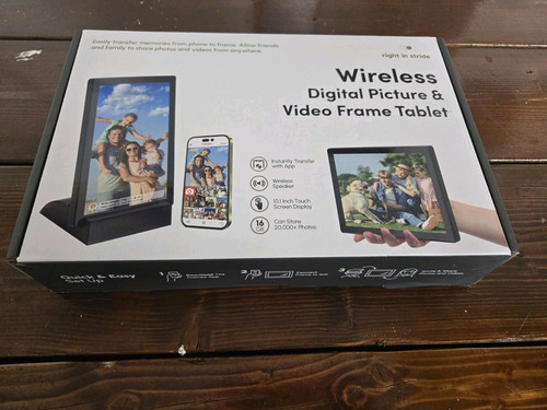 Digital Picture Frame WiFi, 10.1 Inch Frameo Digital Photo Frame