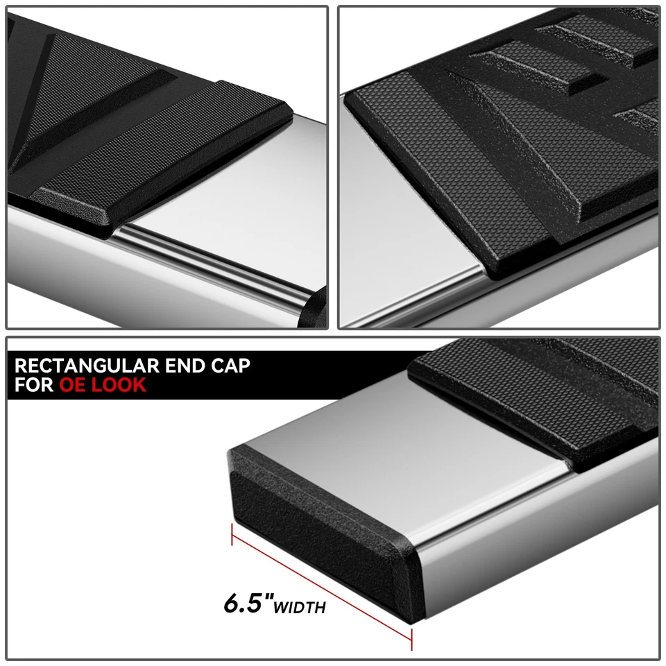 estriberas barra escalonada de 6,5" para Chevy Colorado GMC Canyon 2004-2012 doble cabina Foto 3 de 4