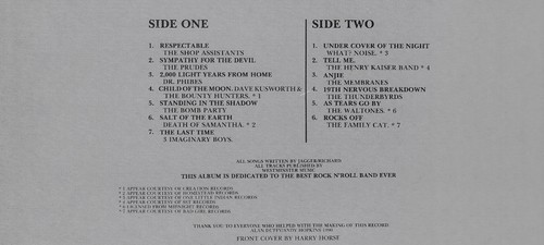 STONED AGAIN - A Tribute To The Stones / '90 ROLLING STONES Cover Compilation LP - Picture 5 of 5