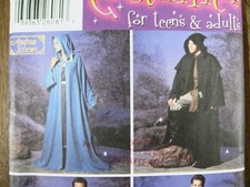 Cape Costumes Sewing Pattern Unisex Tunic Simplicity 5840 Adult Size XS-XL Uncut
