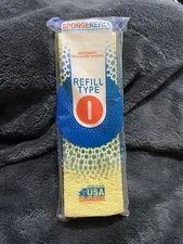 NEW Butterfly Mop Absorbent Cellulose Poly Sponge Refill Head Type I Made in USA