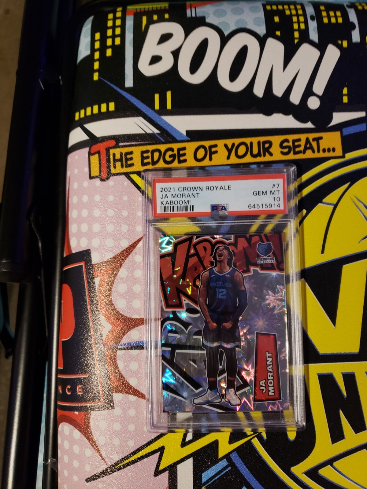 2021-22 Panini Crown Royale Ja Morant KABOOM! #7 PSA 10