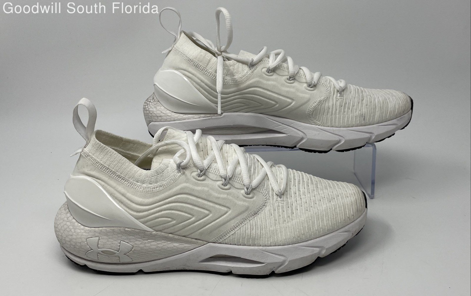 Under Armour Unisex HOVR Phantom 2 Inknt White Sneaker Shoes Size M 10 W 11.5 thumbnail 2