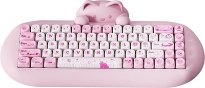 YUNZII C68 Drahtlose Mechanische Tastatur 65 RGB Backlit NKRO Sil