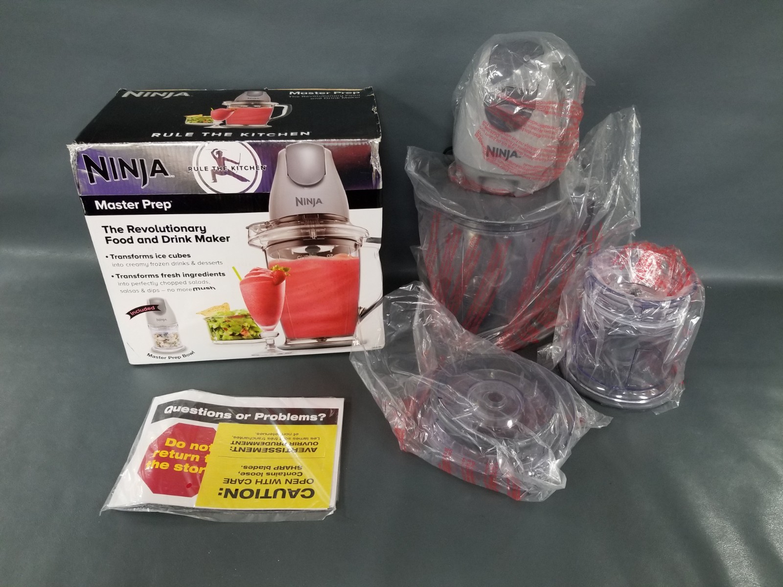 Ninja Master Prep QB900B 2-Speed Food Processor/Blender 48oz