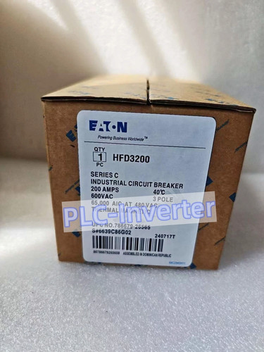 Nuovissimo Interruttore HFD3200 3P 200A 600V 65kAIC Consegna Rapida/ - Foto 1 di 4