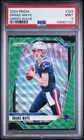 2024 Panini Prizm #329 Drake Maye Green Wave RC PSA 9