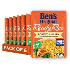 BEN'S ORIGINAL Ready Rice Roasted Chicken Flavored Rice, Easy Dinner Side,... 