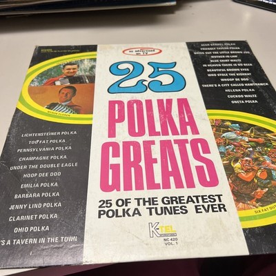 25 Polka Greats LP Vinyl Record 12'' K-Tel Records